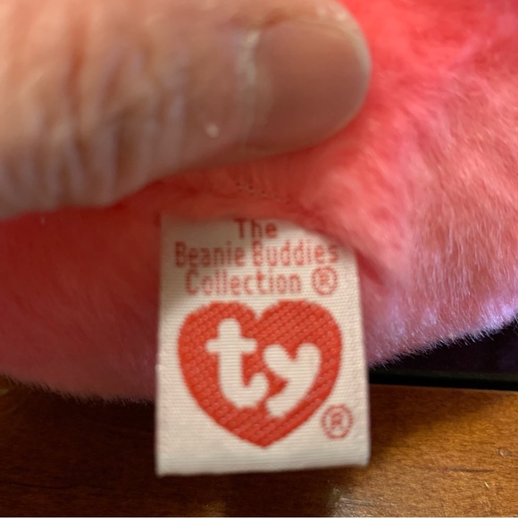 Ty Beanie Buddies Collection Pinky Flamingo 1998 - Picture 13 of 13